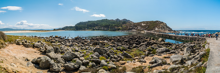 Image showing Courseway between the Cies Islands