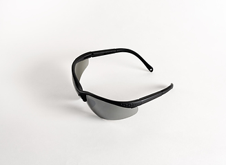 Image showing Black mirrored sunglasses.