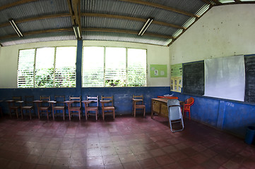 Image showing school room rural nicaragua