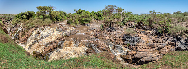 Image showing waterfall in Awash National Park, Ethiopia