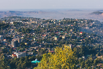 Image showing Gondar city with Fasil Ghebbi, Ethiopia