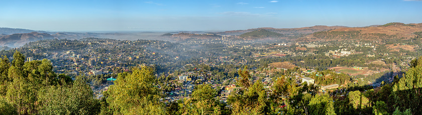 Image showing Gondar city with Fasil Ghebbi, Ethiopia