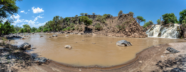 Image showing waterfall in Awash National Park, Ethiopia