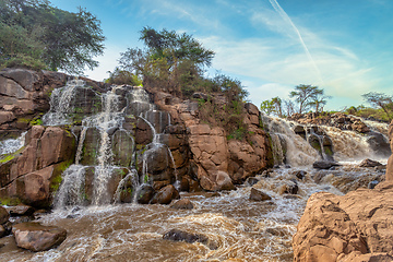 Image showing waterfall in Awash National Park, Ethiopia