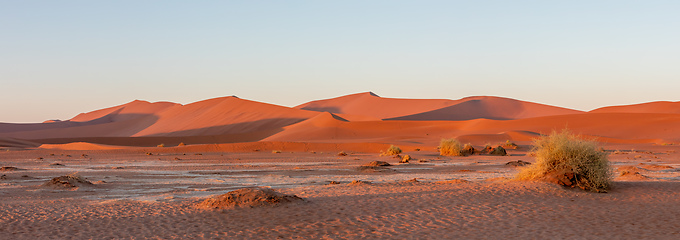 Image showing beautiful landscape Hidden Vlei in Namibia Africa