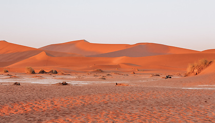 Image showing beautiful landscape Hidden Vlei in Namibia Africa