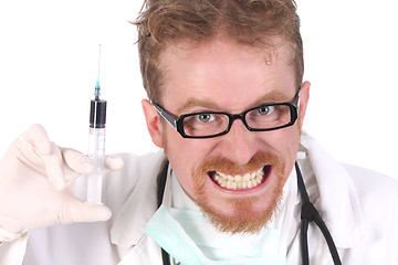 Image showing doctor with injection