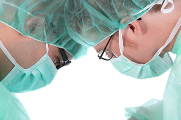 Image showing two surgeon at work