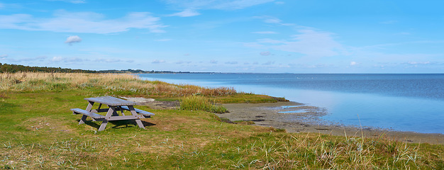 Image showing Denmark nature, countryside and environment. Nature in the Kingdom of Denmark.