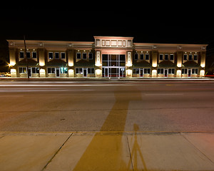 Image showing Building at night