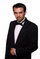 Image showing Handsome man in tuxedo