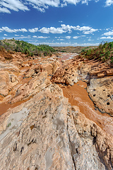 Image showing Rapids in the Betsiboka river Madagascar