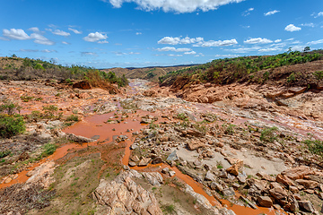 Image showing Rapids in the Betsiboka river Madagascar