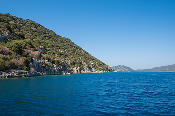 Image showing ancient city on the Kekova