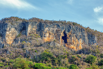 Image showing mountain cavern on rock Antsiranana Madagascar