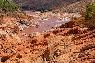 Image showing Rapids in the Betsiboka river Madagascar