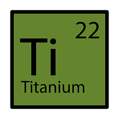 Image showing Icon Of Chemistry Element