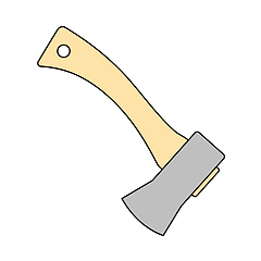 Image showing Icon Of Camping Axe