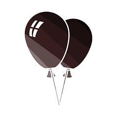 Image showing Two Balloons Icon