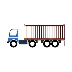 Image showing Container Truck Icon