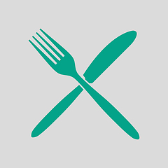 Image showing Fork And Knife Icon