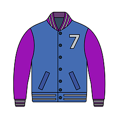 Image showing Baseball Jacket Icon