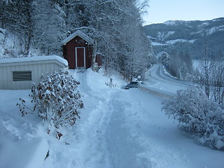 Image showing Norwegian winter scene