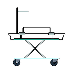 Image showing Medical Stretcher Icon