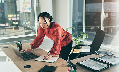 Image showing Mental health, headache and business woman frustrated with 404 error, software fail or administration mistake. Secretary, fail results and admin person stress over online problem, anxiety or migraine