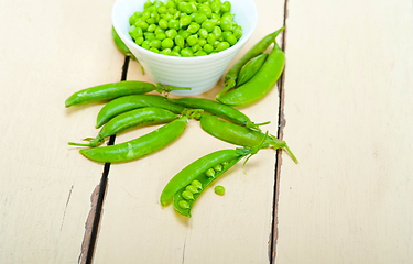 Image showing hearthy fresh green peas