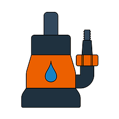 Image showing Submersible Water Pump Icon