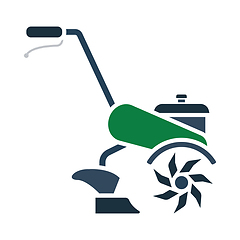 Image showing Garden Tiller Icon