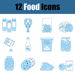 Image showing Food Icon Set