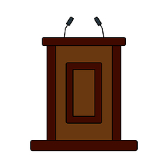 Image showing Witness Stand Icon