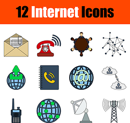 Image showing Internet Icon Set