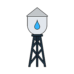 Image showing Water Tower Icon