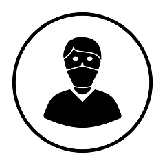 Image showing Medical Face Mask Icon