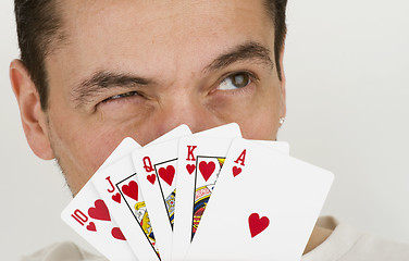 Image showing royal flush