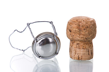 Image showing champagne cork