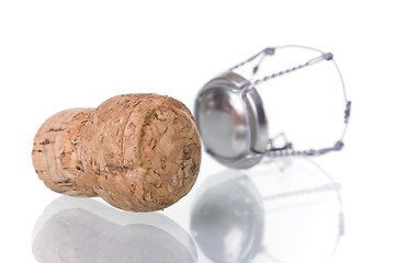 Image showing champagne cork