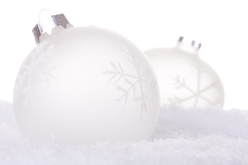 Image showing christmas white background