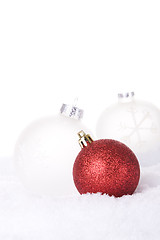 Image showing christmas white background