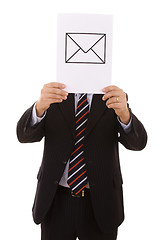 Image showing EMail businessman