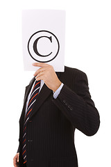 Image showing Copyright businessman