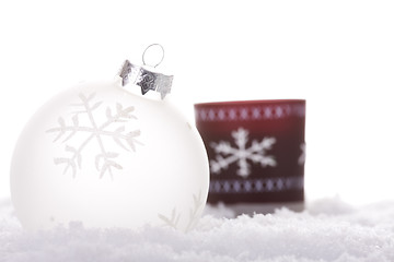 Image showing christmas white background