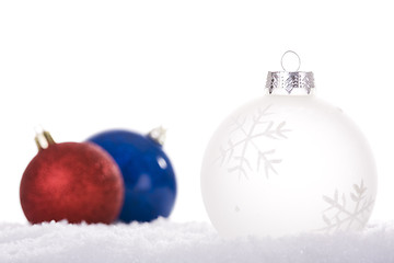 Image showing christmas white background