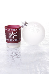 Image showing christmas white background