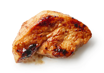 Image showing piece of fried chicken fillet