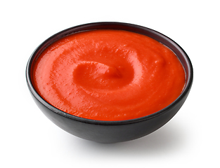 Image showing bowl of red tomato sauce