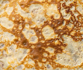Image showing freshly baked crepe